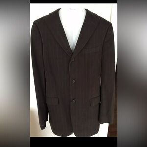 BANANA REPUBLIC MENS 42L CHOCOLATE BROWN SPORT COAT BLAZER JACKET